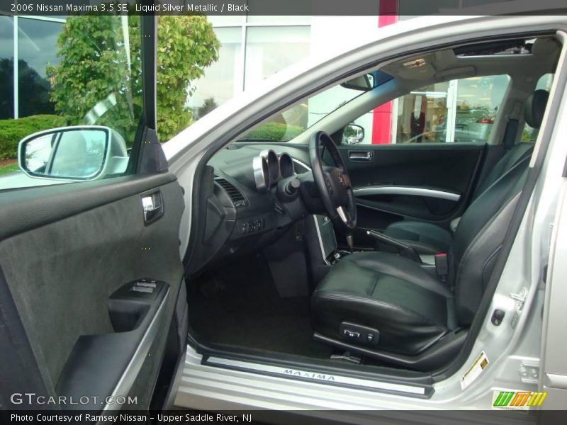 Liquid Silver Metallic / Black 2006 Nissan Maxima 3.5 SE