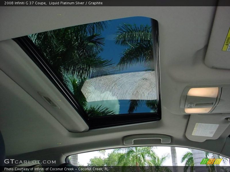 Liquid Platinum Silver / Graphite 2008 Infiniti G 37 Coupe