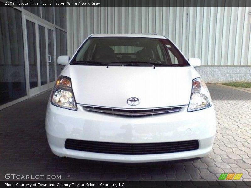 Super White / Dark Gray 2009 Toyota Prius Hybrid