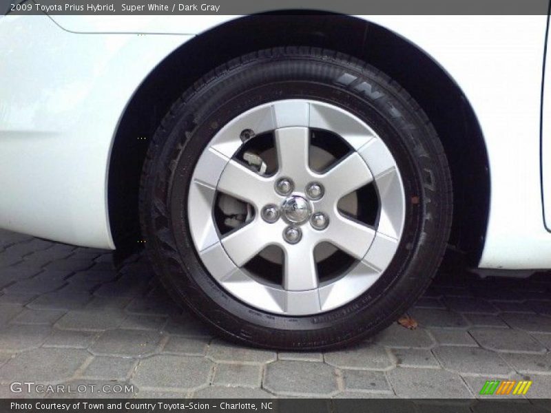 Super White / Dark Gray 2009 Toyota Prius Hybrid
