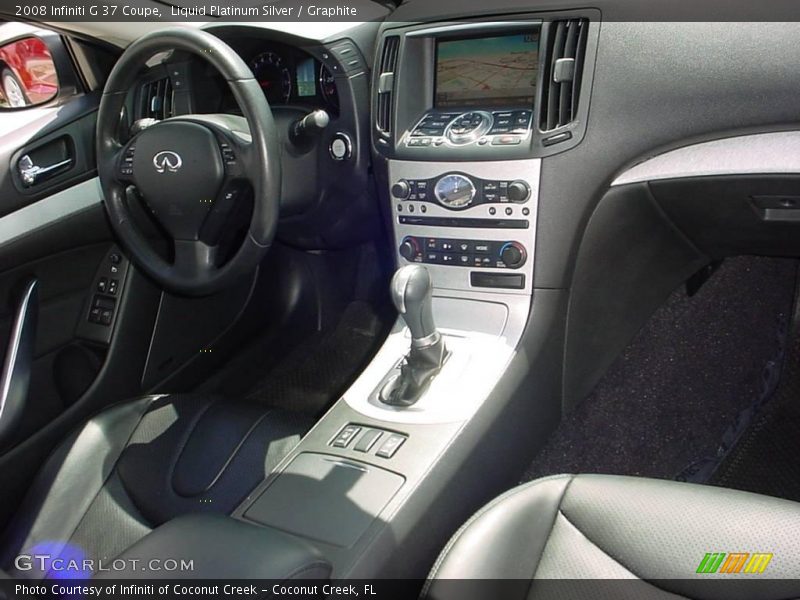 Liquid Platinum Silver / Graphite 2008 Infiniti G 37 Coupe