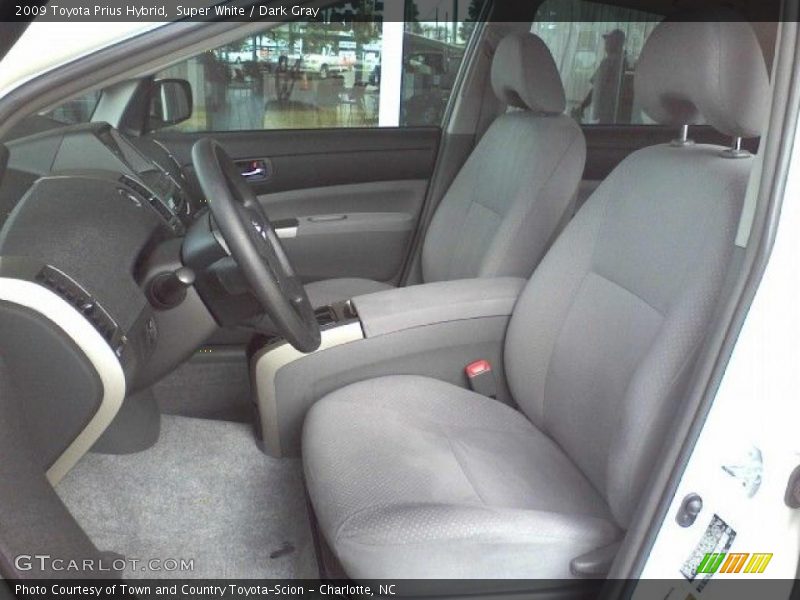 Super White / Dark Gray 2009 Toyota Prius Hybrid