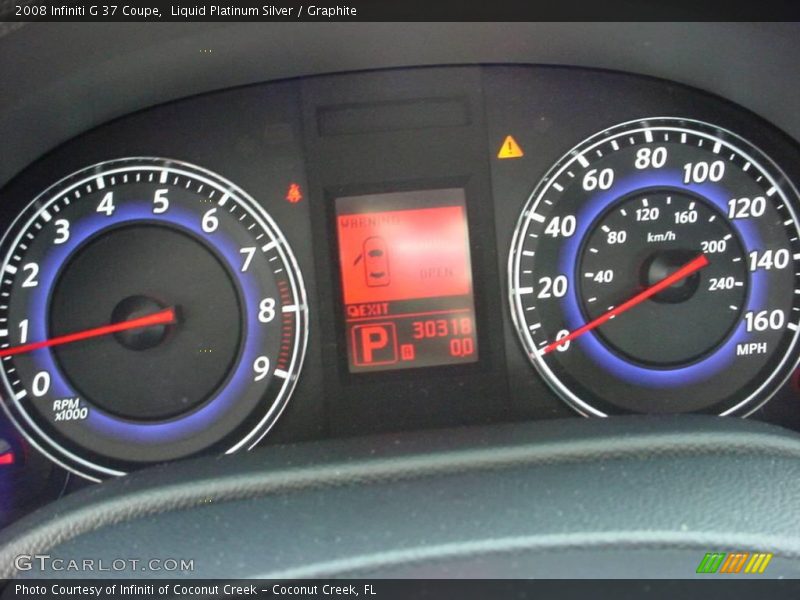 Liquid Platinum Silver / Graphite 2008 Infiniti G 37 Coupe