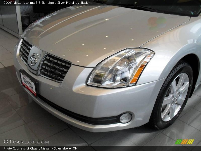 Liquid Silver Metallic / Black 2006 Nissan Maxima 3.5 SL