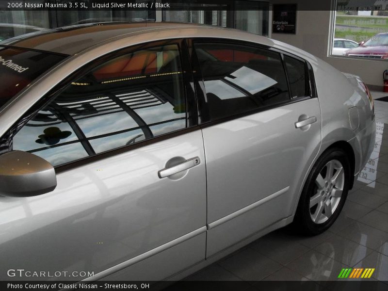 Liquid Silver Metallic / Black 2006 Nissan Maxima 3.5 SL