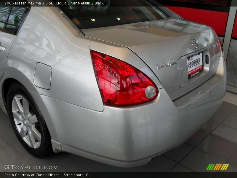 Liquid Silver Metallic / Black 2006 Nissan Maxima 3.5 SL