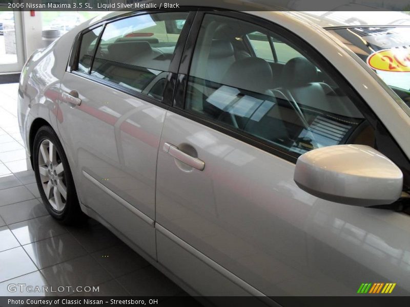 Liquid Silver Metallic / Black 2006 Nissan Maxima 3.5 SL
