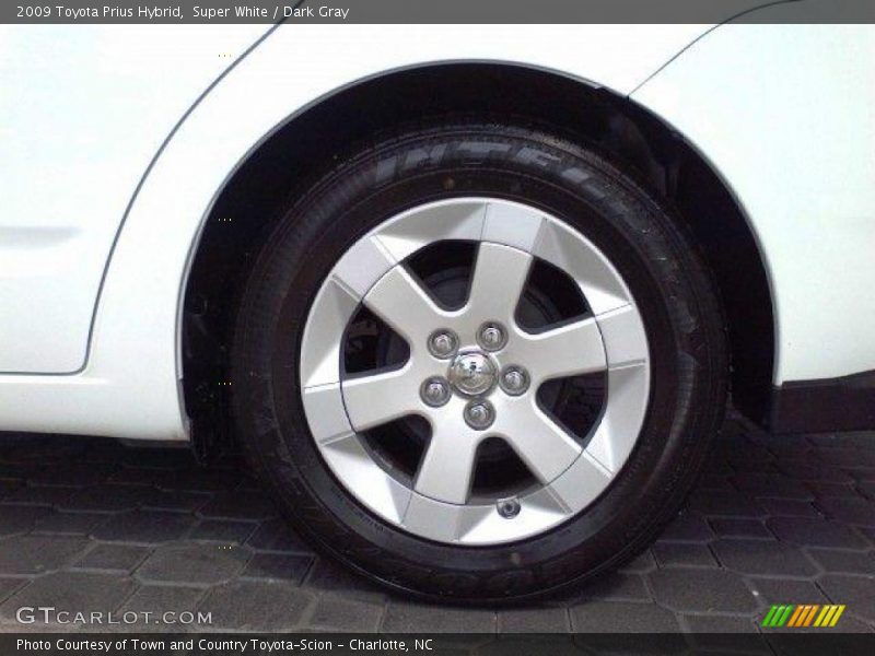 Super White / Dark Gray 2009 Toyota Prius Hybrid