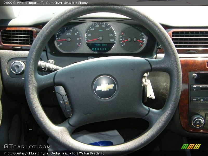 Dark Silver Metallic / Ebony 2009 Chevrolet Impala LT
