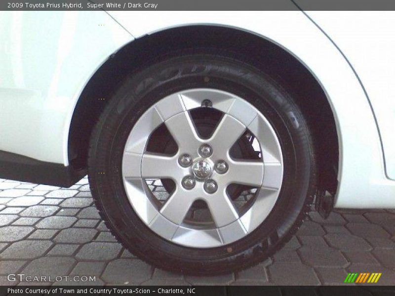 Super White / Dark Gray 2009 Toyota Prius Hybrid