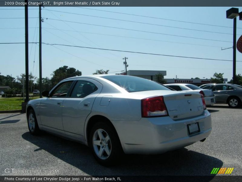 Bright Silver Metallic / Dark Slate Gray 2009 Dodge Charger SXT
