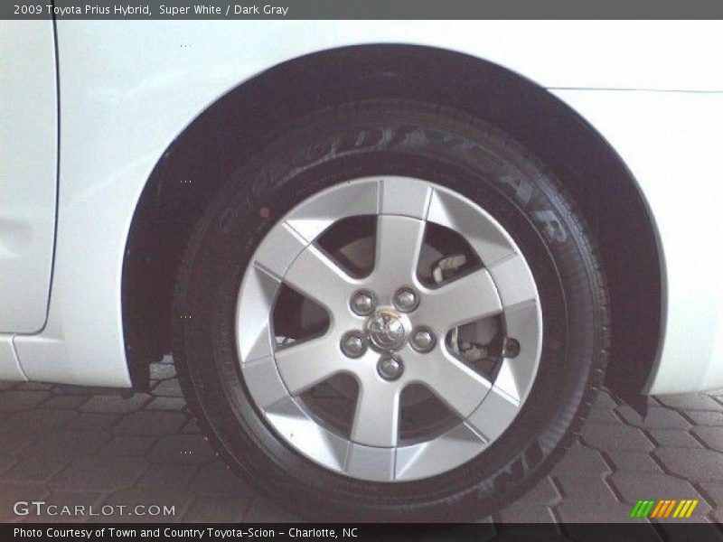 Super White / Dark Gray 2009 Toyota Prius Hybrid