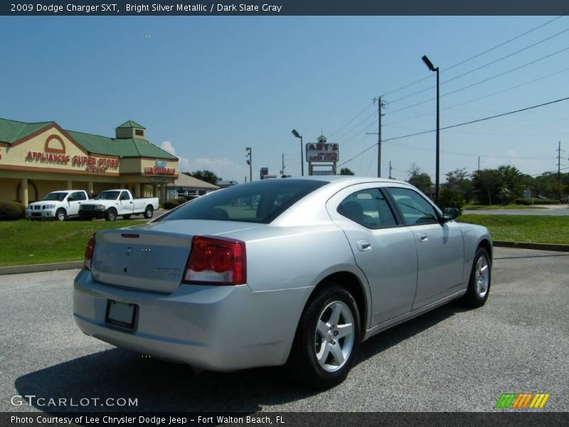 Bright Silver Metallic / Dark Slate Gray 2009 Dodge Charger SXT