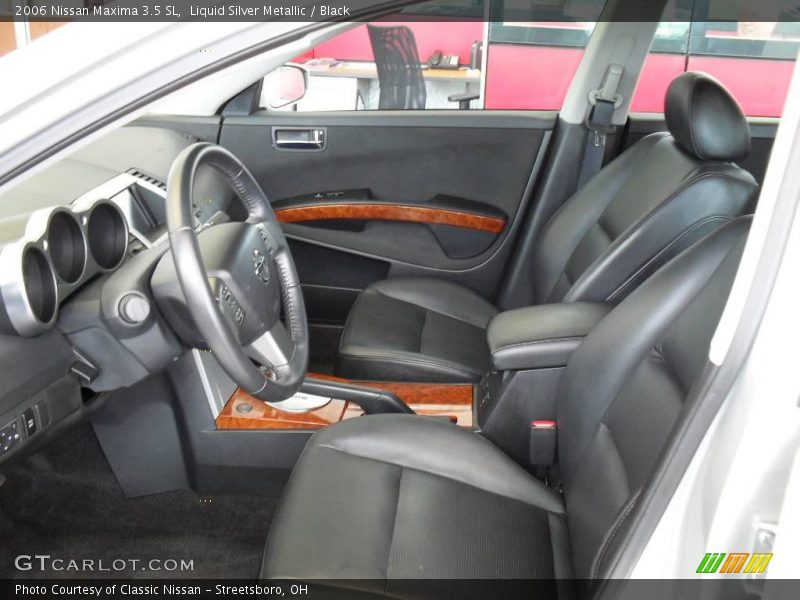 Liquid Silver Metallic / Black 2006 Nissan Maxima 3.5 SL