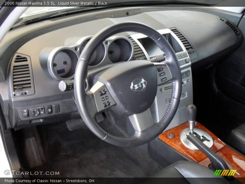 Liquid Silver Metallic / Black 2006 Nissan Maxima 3.5 SL