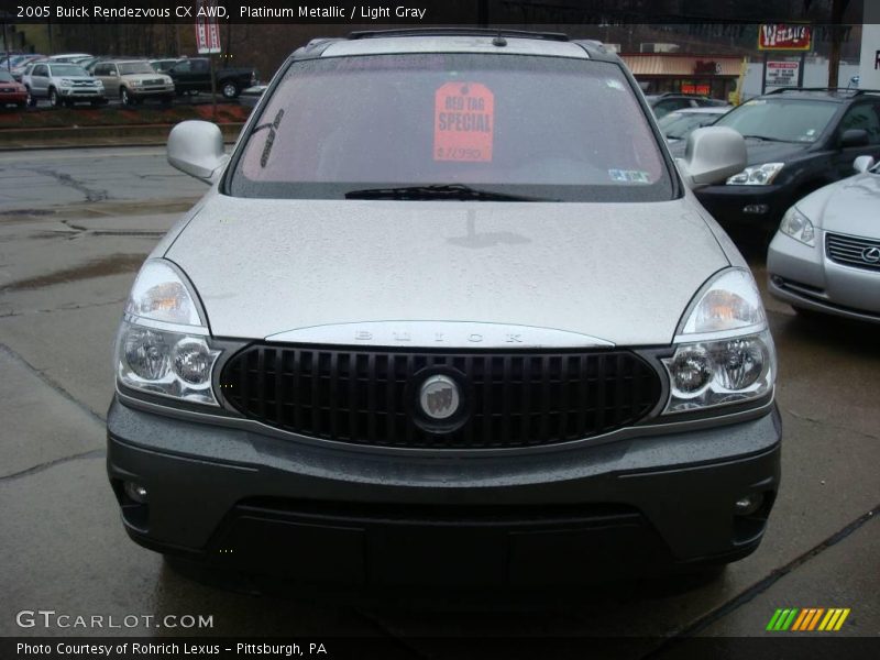 Platinum Metallic / Light Gray 2005 Buick Rendezvous CX AWD