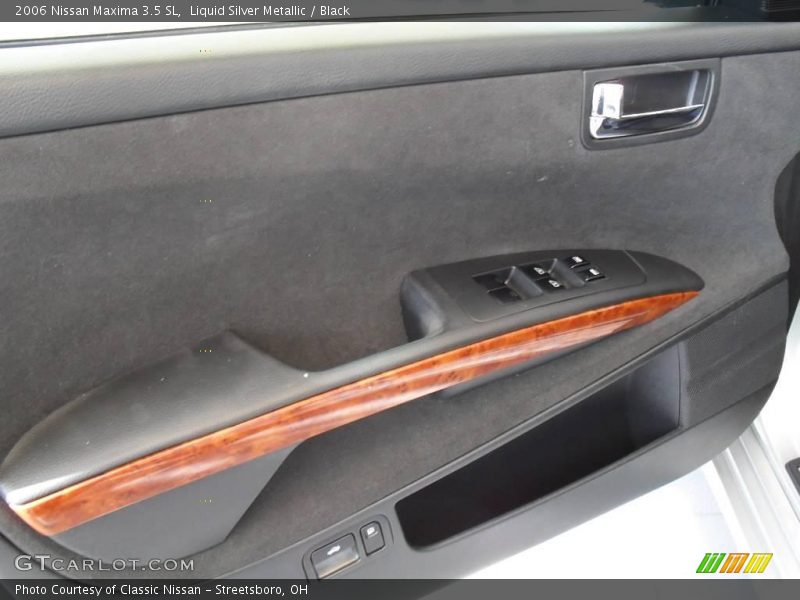 Liquid Silver Metallic / Black 2006 Nissan Maxima 3.5 SL
