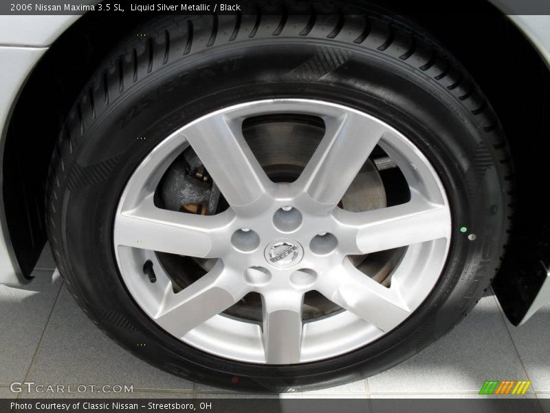 Liquid Silver Metallic / Black 2006 Nissan Maxima 3.5 SL