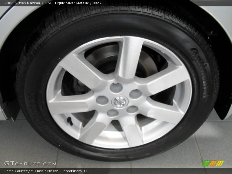 Liquid Silver Metallic / Black 2006 Nissan Maxima 3.5 SL