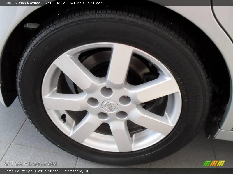 Liquid Silver Metallic / Black 2006 Nissan Maxima 3.5 SL