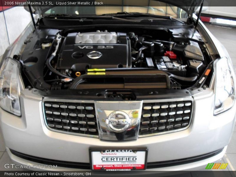 Liquid Silver Metallic / Black 2006 Nissan Maxima 3.5 SL