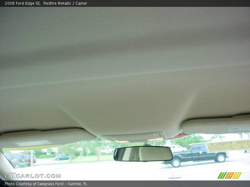 Redfire Metallic / Camel 2008 Ford Edge SE
