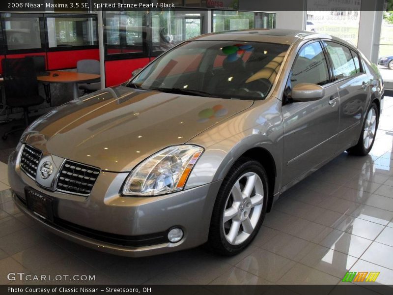 Spirited Bronze Pearl / Black 2006 Nissan Maxima 3.5 SE