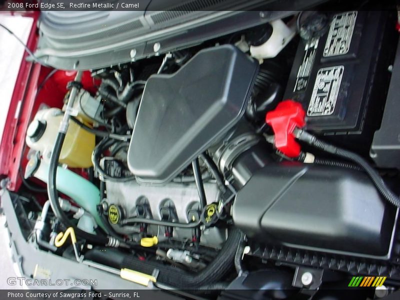 Redfire Metallic / Camel 2008 Ford Edge SE