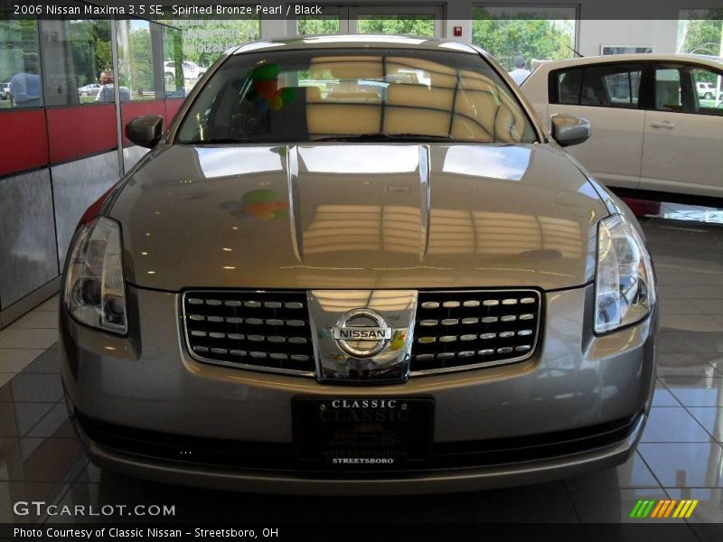 Spirited Bronze Pearl / Black 2006 Nissan Maxima 3.5 SE