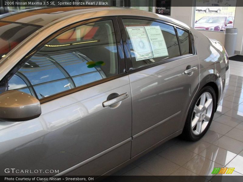 Spirited Bronze Pearl / Black 2006 Nissan Maxima 3.5 SE