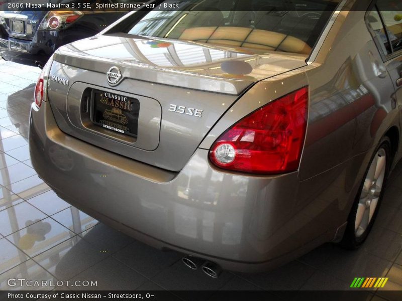 Spirited Bronze Pearl / Black 2006 Nissan Maxima 3.5 SE