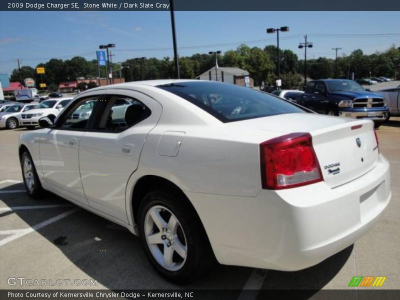 Stone White / Dark Slate Gray 2009 Dodge Charger SE