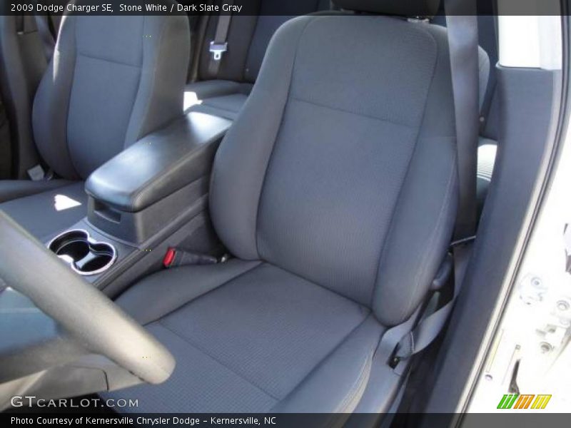 Stone White / Dark Slate Gray 2009 Dodge Charger SE