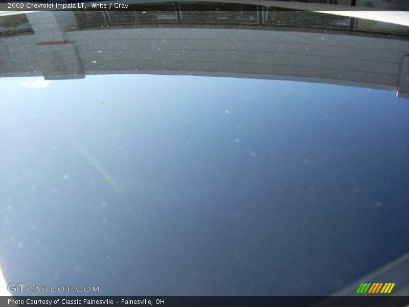 White / Gray 2009 Chevrolet Impala LT