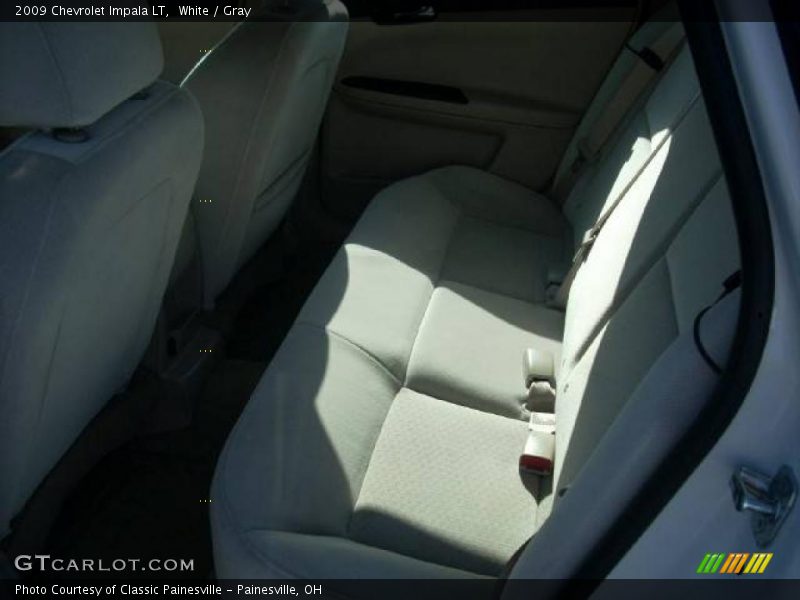 White / Gray 2009 Chevrolet Impala LT