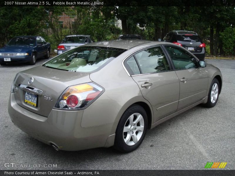 Pebble Beach Metallic / Blond 2007 Nissan Altima 2.5 SL