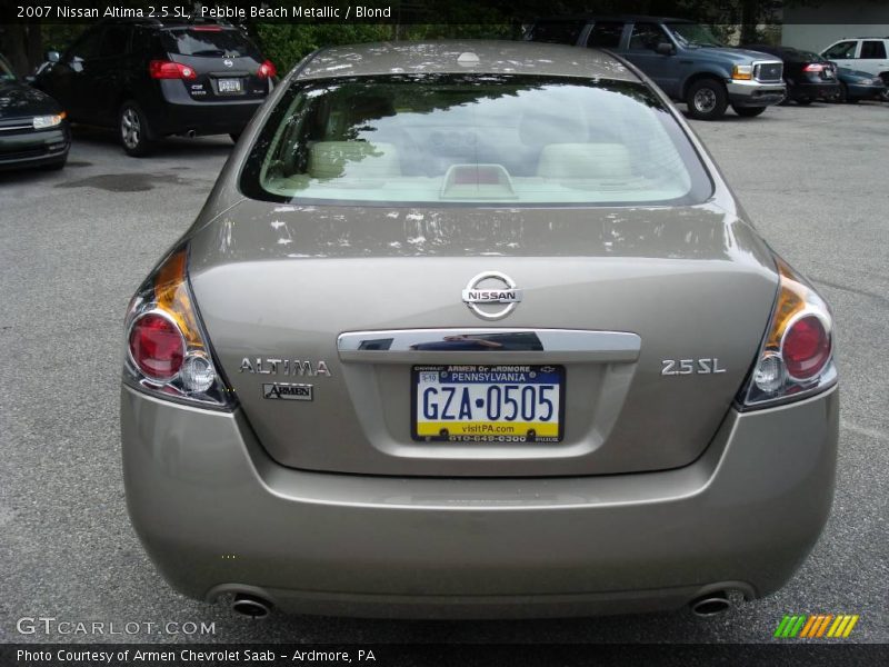 Pebble Beach Metallic / Blond 2007 Nissan Altima 2.5 SL
