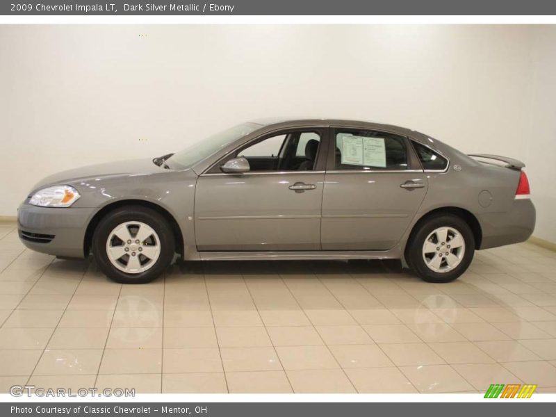 Dark Silver Metallic / Ebony 2009 Chevrolet Impala LT