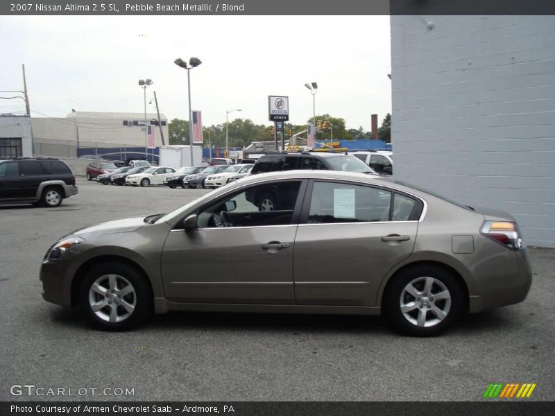 Pebble Beach Metallic / Blond 2007 Nissan Altima 2.5 SL