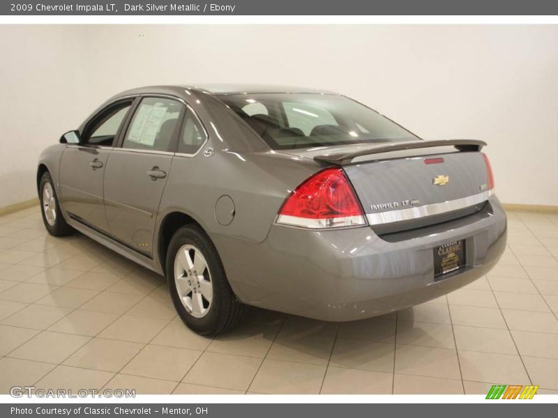 Dark Silver Metallic / Ebony 2009 Chevrolet Impala LT