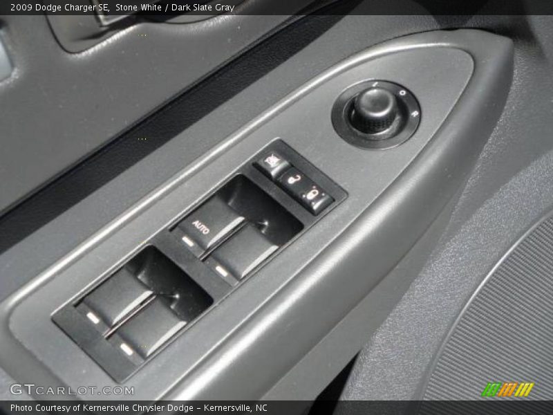 Stone White / Dark Slate Gray 2009 Dodge Charger SE