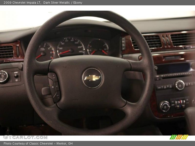 Dark Silver Metallic / Ebony 2009 Chevrolet Impala LT