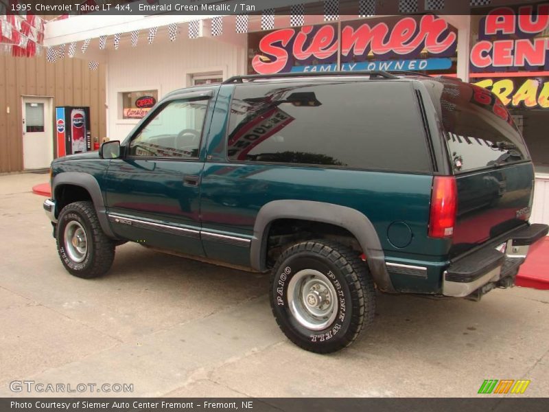 Emerald Green Metallic / Tan 1995 Chevrolet Tahoe LT 4x4