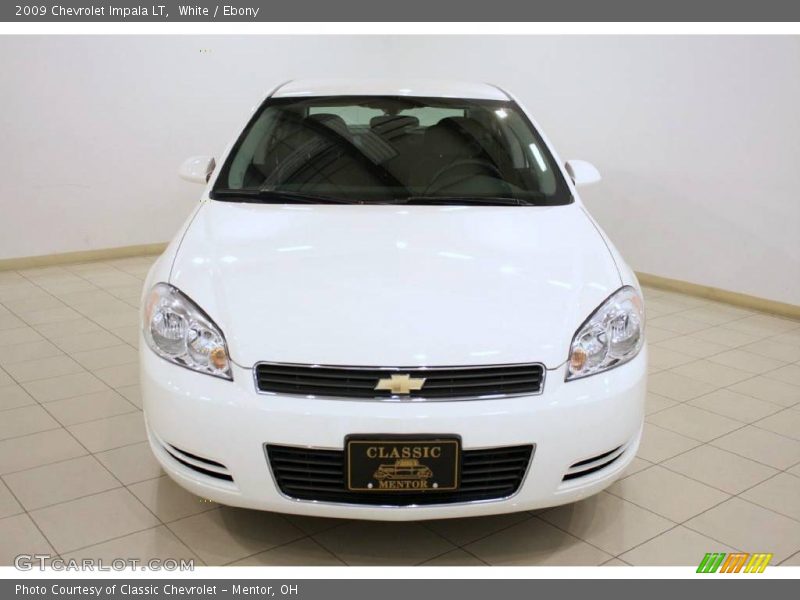White / Ebony 2009 Chevrolet Impala LT