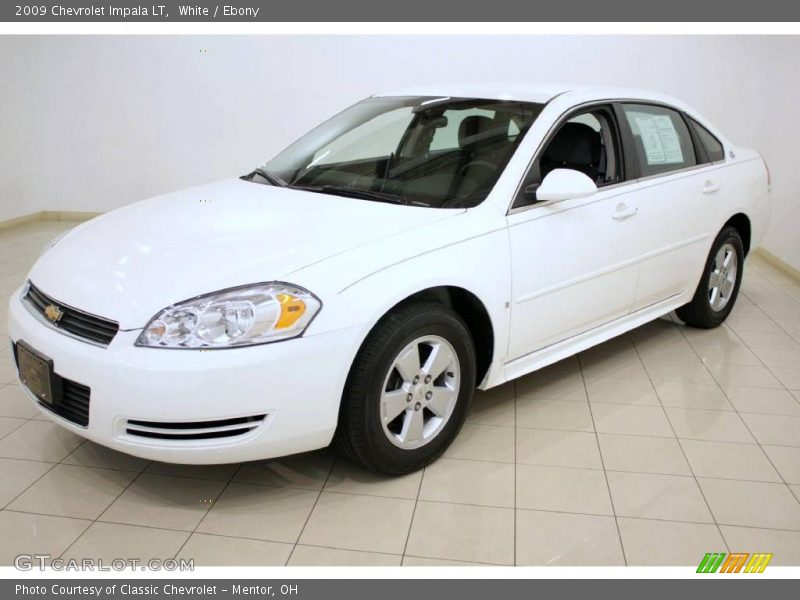 White / Ebony 2009 Chevrolet Impala LT
