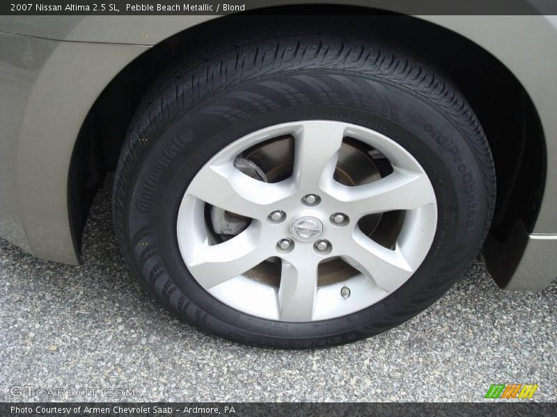 Pebble Beach Metallic / Blond 2007 Nissan Altima 2.5 SL
