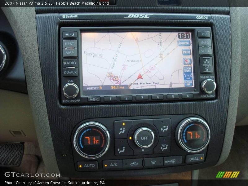 Pebble Beach Metallic / Blond 2007 Nissan Altima 2.5 SL