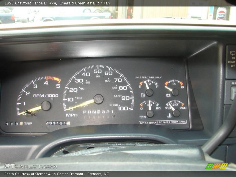 Emerald Green Metallic / Tan 1995 Chevrolet Tahoe LT 4x4