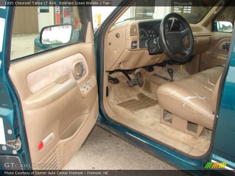 Emerald Green Metallic / Tan 1995 Chevrolet Tahoe LT 4x4