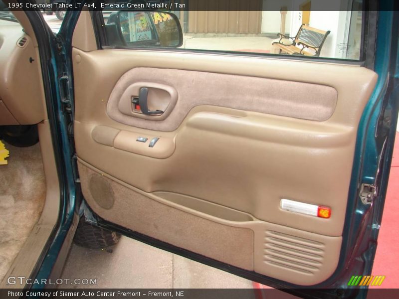 Emerald Green Metallic / Tan 1995 Chevrolet Tahoe LT 4x4